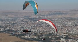 Ali Dağı Yamaç Paraşütü Türkiye Mesafe Şampiyonası başladı