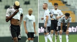 Beşiktaş Avrupa'ya tutunamadı
