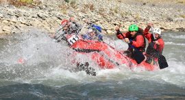 Hakkari'deki rafting heyecana sona erdi