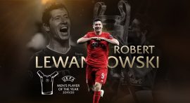UEFA'nın en iyi oyuncu ödülünü Robert Lewandowki kazandı