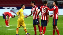 Atletico Madrid, Barcelona'yı eli boş uğurladı