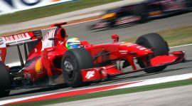 Formula 1 araçları İstanbul'da