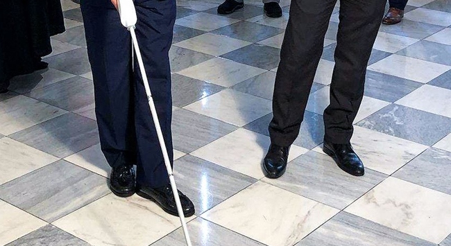 Görme Engelliler Spor Federasyonundan ‘akıllı baston’ desteği