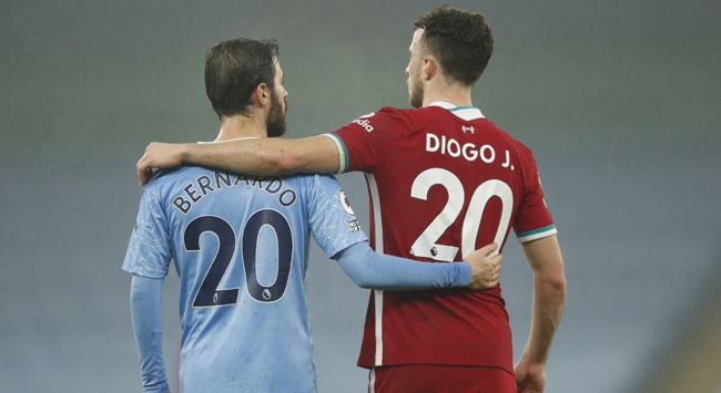 Manchester City ile Liverpool birer puana razı oldu