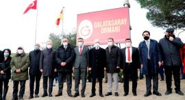 Galatasaray Hatıra Ormanı'nda ilk fidanlar toprakla buluştu