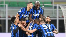Inter, Milan'ı geçerek yarı finale kaldı