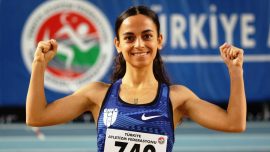 Milli atlet Ayşe Tekdal'dan tarihi rekor