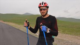 Milli kayakçı Hamza Dursun'dan iki madalya