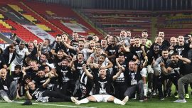 Beşiktaş'ta şampiyonluk coşkusu