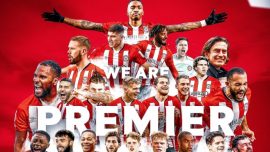 Brentford tarihinde ilk kez Premier Lig'de