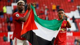 Pogba ve Diallo'dan Filistin'e destek