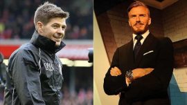 Şöhretler Müzesi'nin son üyeleri Gerrard ve Beckham oldu