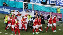 A Milli Takım futbolcularından ve kulüplerden Eriksen'e destek