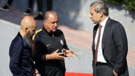 Florya'da Burak Elmas ve Fatih Terim zirvesi
