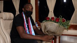 Trabzonspor'un yeni transferi Koita Trabzon'da