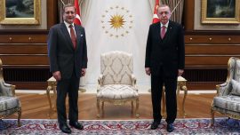 Cumhurbaşkanı Erdoğan, Burak Elmas'ı kabul etti