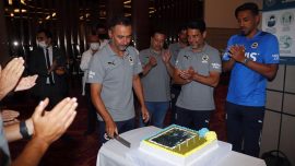 Fenerbahçe'de Vitor Pereira'nın doğum günü kutlandı