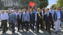 Kırkpınar adetlerinden "güreş ağası" karşılama ritüeli gerçekleşti
