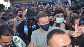 Mario Balotelli'ye Adana'da coşkulu karşılama