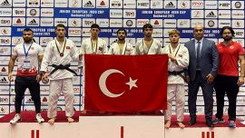 Milli judocular Bulgaristan'da 5 madalya kazandı