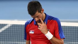 Novak Djokovic'in "altın-slam" hayali suya düştü
