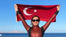 Şahika Ercümen'den Bahamalar'da Türkiye rekoru