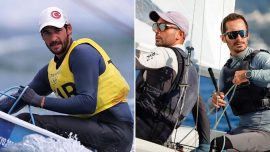 Yelkende milli sporcular yarışlarını sürdürdü