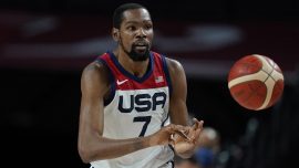 ABD'li basketbolcu Kevin Durant Tokyo 2020'de tarihe geçti