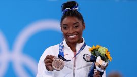 ABD'li cimnastikçi Simone Biles üçüncü oldu