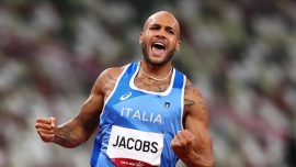 Olimpiyatlarda erkekler 100 metrenin galibi İtalyan Jacobs