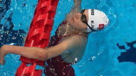 Milli sporcu Elif İldem 50 metre sırtüstünde sekizinci oldu