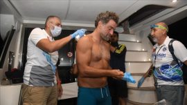 Milli sporcu Emre Seven Mersin'den KKTC'ye yüzecek