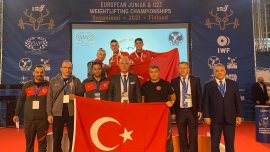 Millilerden Avrupa Halter Şampiyonası'nda 6 madalya