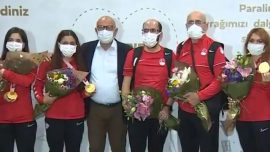 Paralimpik milliler yurda döndü