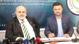 Rizespor'dan teknik direktör Bülent Uygun'a destek