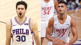 Furkan Korkmaz ile Ömer Faruk Yurtseven NBA'de sahaya çıktı