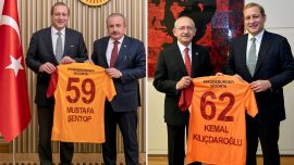 Galatasaray Başkanı Burak Elmas'dan Mustafa Şentop ve Kemal Kılıçdaroğlu'na ziyaret