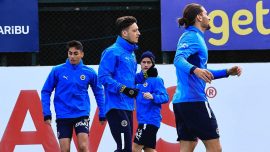 Fenerbahçe'de Mesut Özil takımla birlikte çalıştı