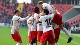 Gol düellosu Gaziantep'in