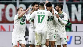 Sassuolo'dan zirve mücadelesi veren Milan'a darbe