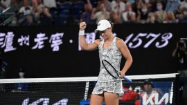 Avustralya Açık Tenis Turnuvası tek kadınlar şampiyonu Ashleigh Barty