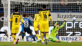 Borussia Dortmund, Hoffenheim deplasmanından 3 puanla döndü