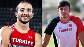 Milli atletler Kayhan Özer ve Mikdat Sevler sezonu Lyon'da açtı