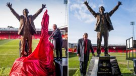 Aberdeen efsane teknik direktörü Alex Ferguson'u onurlandırdı