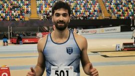 Heptatlonda Ömer Faruk Çanakçı Türkiye rekoru kırdı
