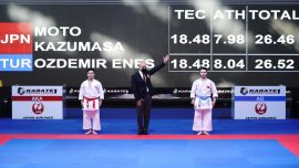 Milli karatecilerden bir altın, bir bronz madalya