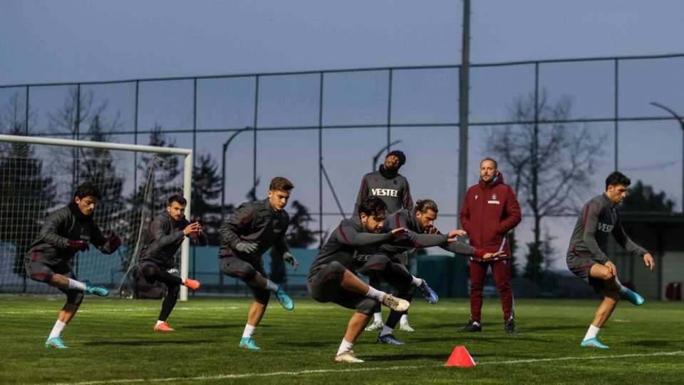 Trabzonspor Beşiktaş maçı hazırlıklarını sürdürdü