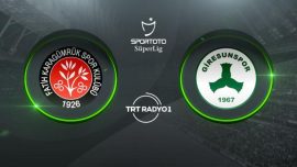Fatih Karagümrük Giresunspor karşısında