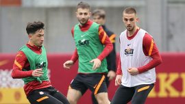 Galatasaray'da derbi hazırlıkları sürüyor