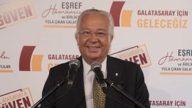Galatasaray'da Eşref Hamamcıoğlu başkan adaylığını açıkladı